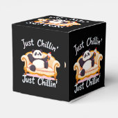 Blijf kalm en blijf gewoon chillen met ijs bedankdoosjes (Achterkant)