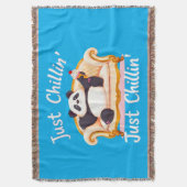 Blijf kalm en blijf gewoon chillen met ijs deken (Voorkant Verticaal)