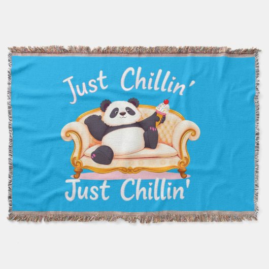 Blijf kalm en blijf gewoon chillen met ijs deken (Voorkant)