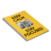 Blijf kalm en blijf in de gaten notitieboek (Rechterzijde)