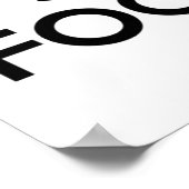 Blijf kalm en blijf in de gaten poster (Hoek)