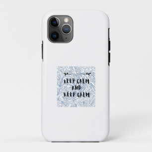 Blijf kalm en blijf kalm Case-Mate iPhone case
