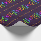 Blijf kalm en blijf op tijd op papier zetten (Hoek)