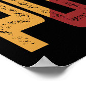 Blijf kalm en blijf positief poster (Hoek)