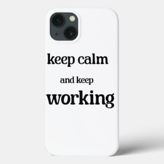 Blijf kalm en blijf werken. Case-Mate iPhone case