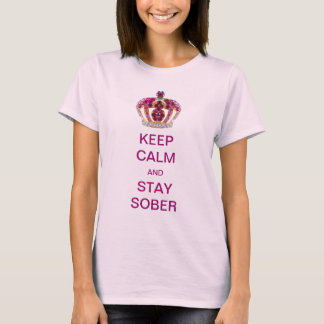 Blijf kalm en blijf zacht t-shirt