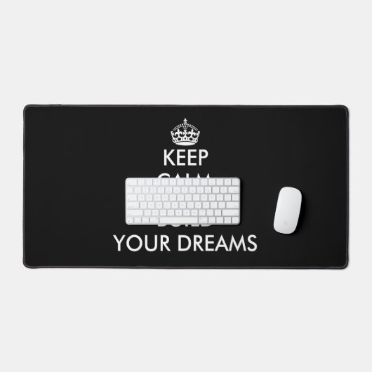 Blijf kalm en bouw uw droom aangepaste bureaumat (Keyboard & Muis)