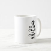 BLIJF KALM EN CLINT ON -- KOFFIEMOK (Voorkant rechts)