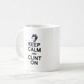 BLIJF KALM EN CLINT ON -- KOFFIEMOK (Voorkant links)