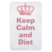 Blijf kalm en dieet magneet (Verticaal)
