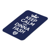 Blijf kalm en Dinna Fash Magneet (Linkerzijde)