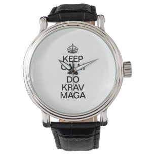 BLIJF KALM EN DOE KRAV MAGA HORLOGE