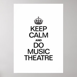 BLIJF KALM EN DOE MUSICAL POSTER