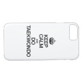 BLIJF KALM EN DOE TAEKWONDO Case-Mate iPhone CASE (Achterkant (Horizontaal))