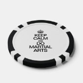 BLIJF KALM EN DOE VECHTSPORTEN POKERCHIPS (Enkel)