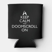 Blijf kalm en doemdenkend blikjeskoeler (Voorkant)