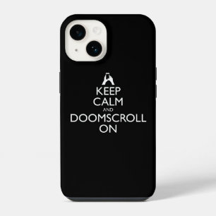 Blijf kalm en doemdenkend iPhone 14 hoesje