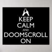 Blijf kalm en doemdenkend poster (Voorkant)