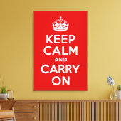 Blijf kalm en draag op verpakt canvas (Insitu (Woonkamer))