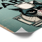 Blijf kalm en draag poster (Hoek)