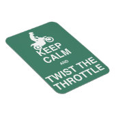 Blijf kalm en draai de gashendel - Dirt Bike Magneet (Rechterzijde)