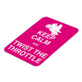 Blijf kalm en draai de gashendel - Sport/Straat Magneet (Linkerzijde)
