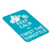 Blijf kalm en draai het gaspedaal - Chopper/Harley Magneet (Rechterzijde)
