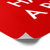 Blijf kalm en drink een biertje | Grappige Poster (Hoek)