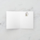 Blijf kalm en Drink koffiebriefkaarten Kaart (Binnen)