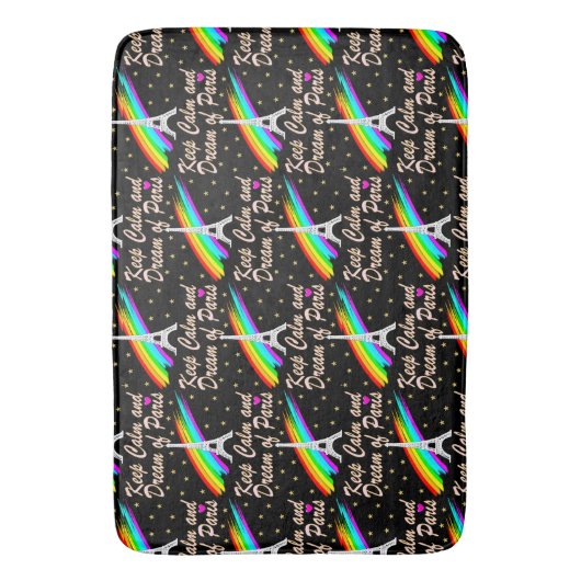 BLIJF KALM EN DROOM VAN PARIJS BADMAT (Voorkant Verticaal)