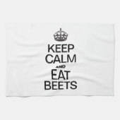BLIJF KALM EN EET BIETEN THEEDOEK (Horizontaal)