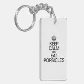 BLIJF KALM EN EET BLAASJES SLEUTELHANGER (Voorkant Links)