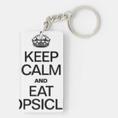BLIJF KALM EN EET BLAASJES SLEUTELHANGER (achterkant)