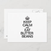 BLIJF KALM EN EET BOTERBONEN BRIEFKAART (Voorkant / Achterkant)