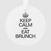 BLIJF KALM EN EET BRUNCH ORNAMENT (voorkant)