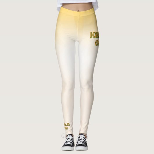 Blijf kalm en eet leggings (Voorkant)