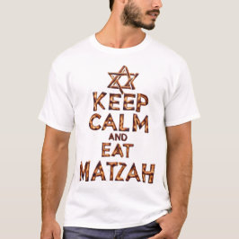 Blijf kalm en eet Matzah Funny Pesach Design T-shirt