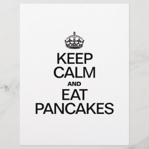 BLIJF KALM EN EET PANCAKES FLYER