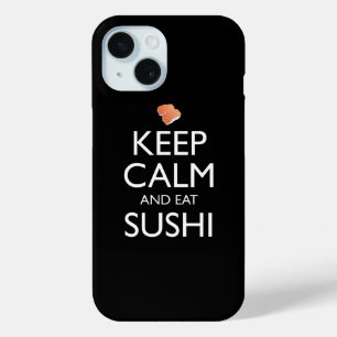 Blijf Kalm En Eet Sushi iPhone 15 Case