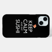 Blijf Kalm En Eet Sushi Case-Mate iPhone Case (Achterkant (horizontaal))