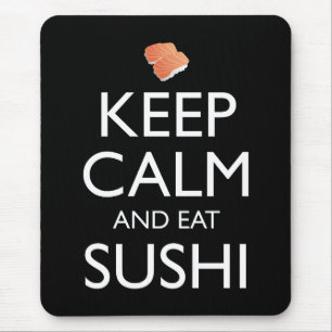 Blijf Kalm En Eet Sushi Muismat