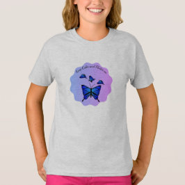 Blijf kalm en flutter t-shirt