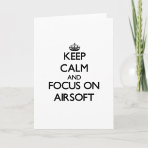 Blijf kalm en focus op Airsoft Kaart