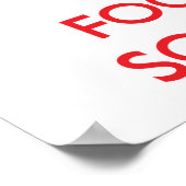 Blijf kalm en focus op sociologie poster (Hoek)