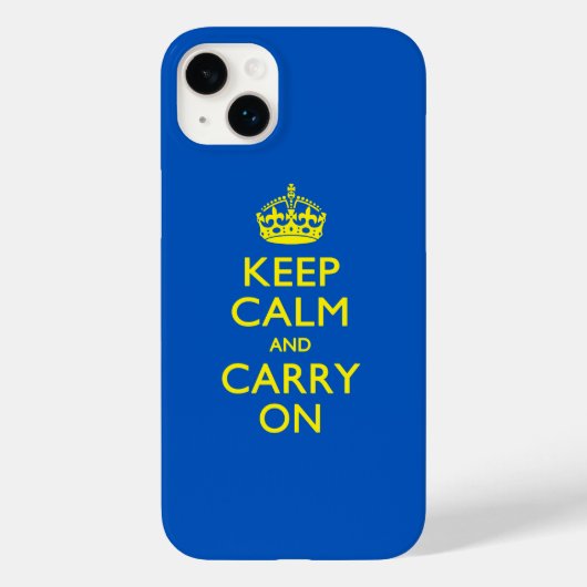 BLIJF KALM EN GA DOOR Case-Mate iPhone CASE (Achterkant)