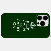 BLIJF KALM EN GA DOOR Case-Mate iPhone CASE (Achterkant (horizontaal))