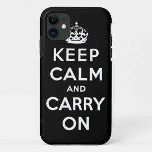 Blijf kalm en ga door met Origineel Case-Mate iPhone Case