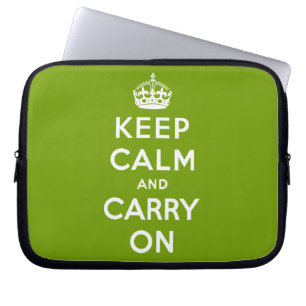 Blijf kalm en ga door met Origineel Laptop Sleeve