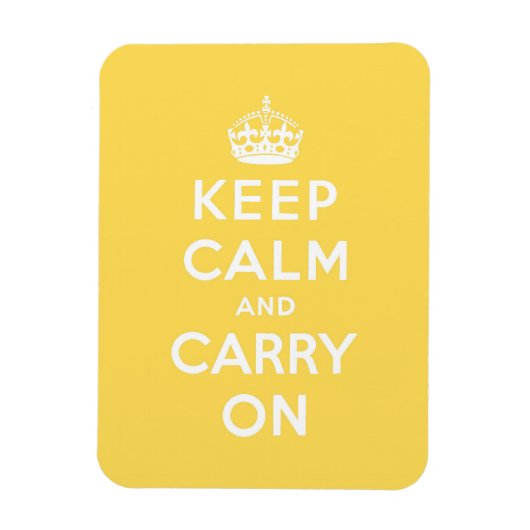 Blijf kalm en ga door met Origineel Magneet (Verticaal)