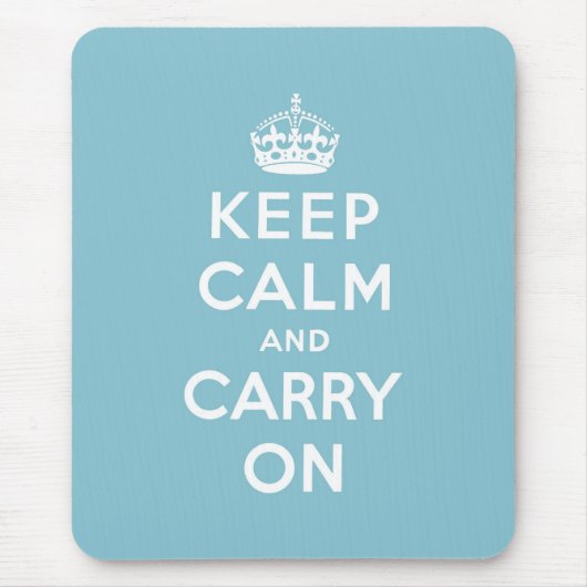 Blijf kalm en ga door met Origineel Muismat (Voorkant)